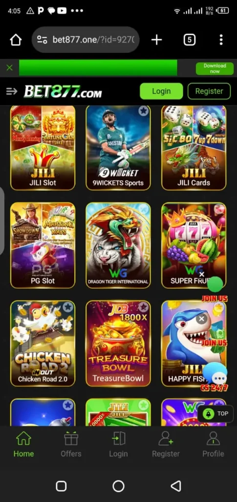 Bet877 Game download